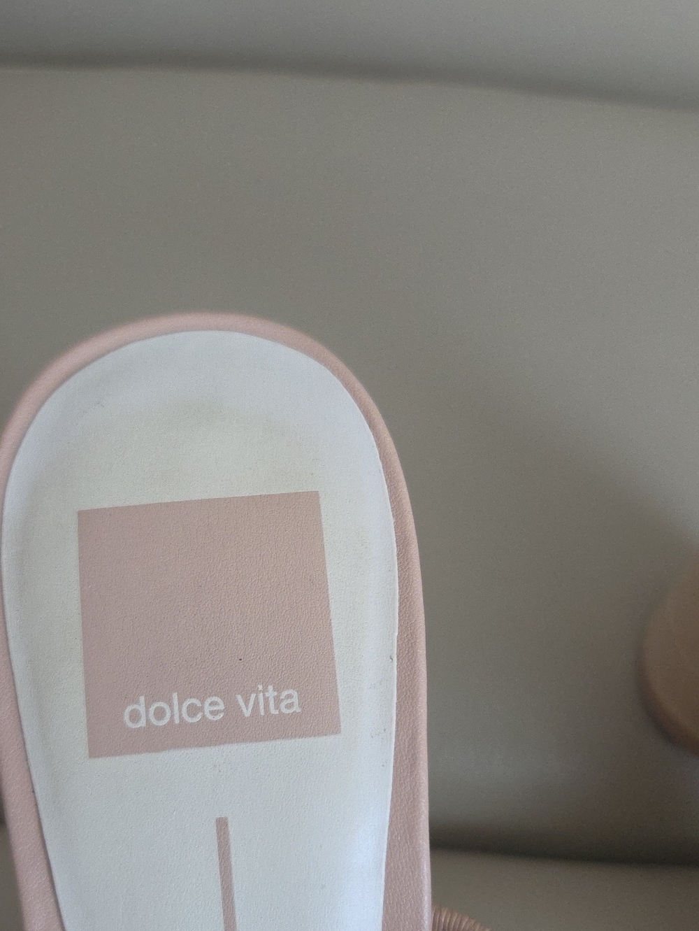 Dolce Vita Blush Pink Double-Strap Block Heel Sandal Size 6.5 - Picture 8 of 17